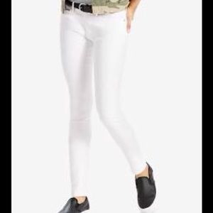 Levi’s Curve white low skinny 7M/28